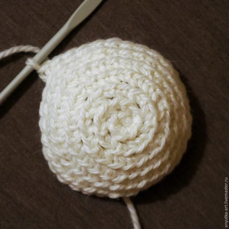 tutorial teiera con pecorella distesa sul prato a uncinetto crochet (16)