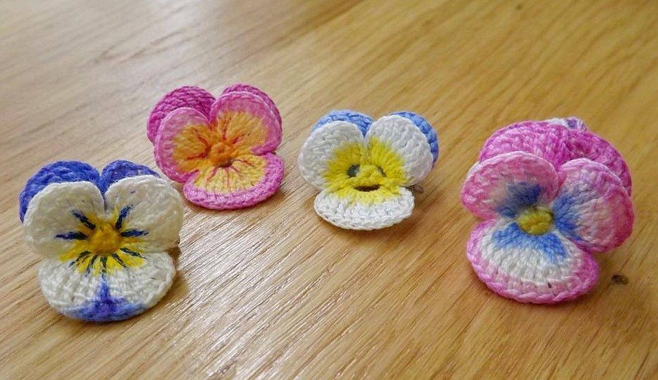 fiori per gioielli a uncinetto crochet (4)