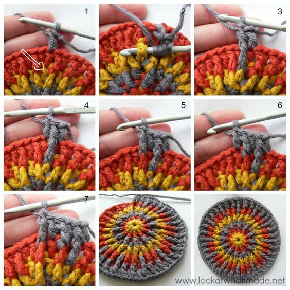 tutorial roselline a uncinetto crochet (6)